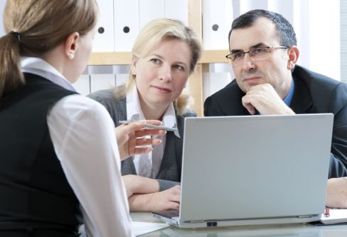 Client conferring with our accountants and auditors in Masterton